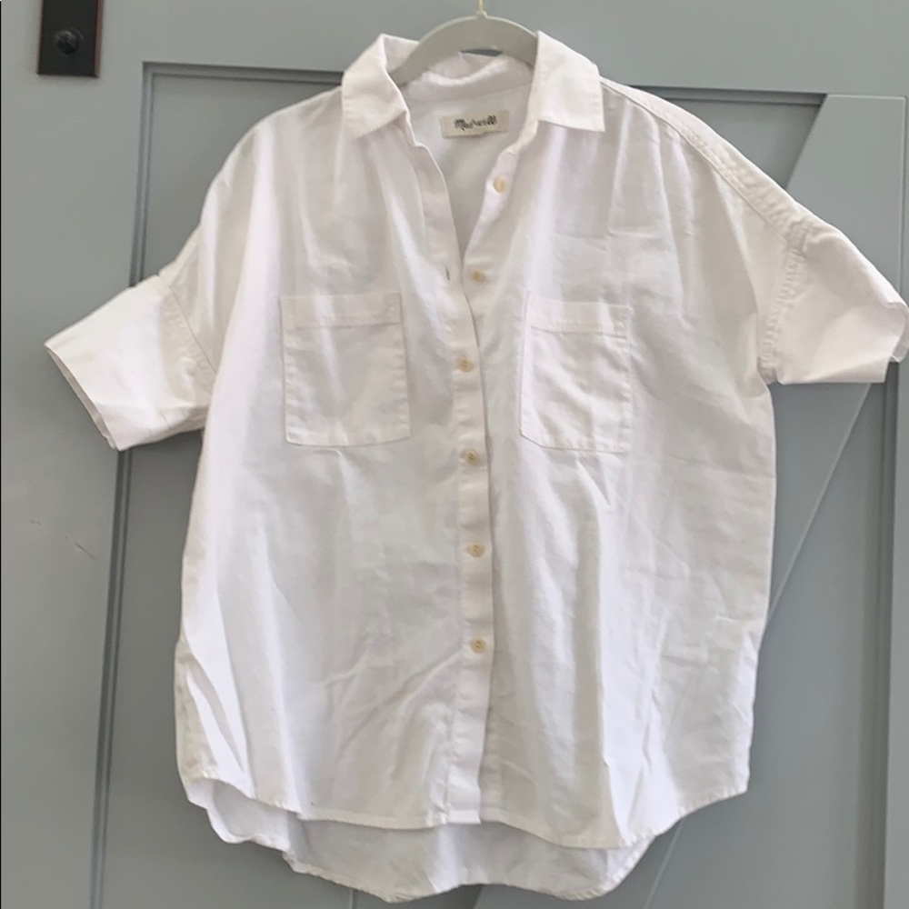 Madewell button up white